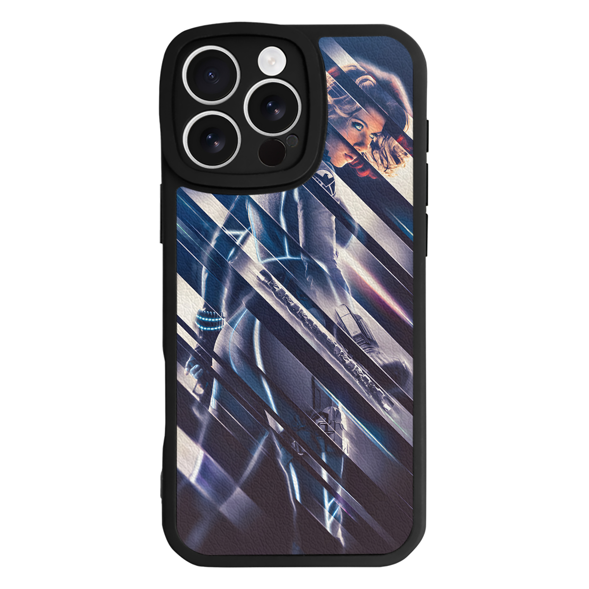 （画像用） アベンジャーズ The Avengers 【iPhone 16シリーズ対応】シリコンスマホケース（レザー調） 材質：シリコン
